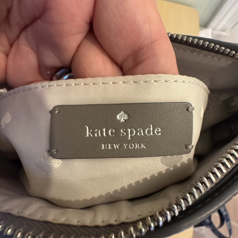 Kate Spade Harlow Crossbody – Pebbled Leather – Hare Grey - Picture 15 of 16